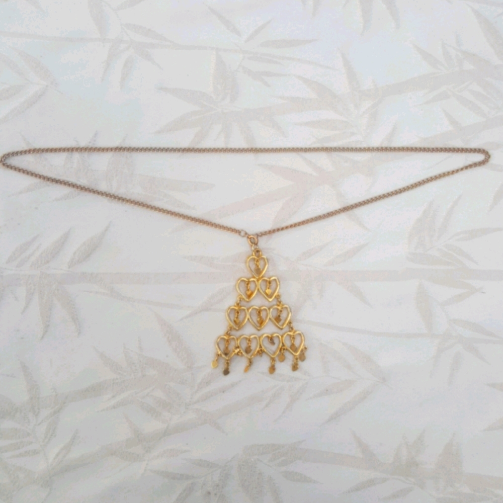 Bunches O Hearts Necklace